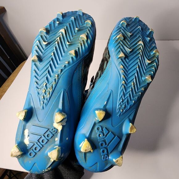 Adidas Adizero 12.0 Poison Football Cleats Panther  Cyan Men\'s Size 11.5  IG7209 main image 5